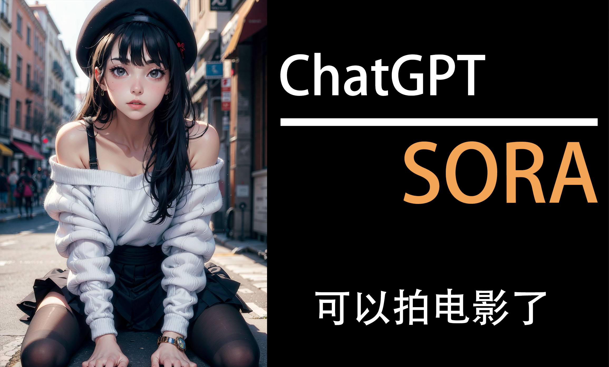 SORA + ChatGPT ：牛哥准备拍电影了