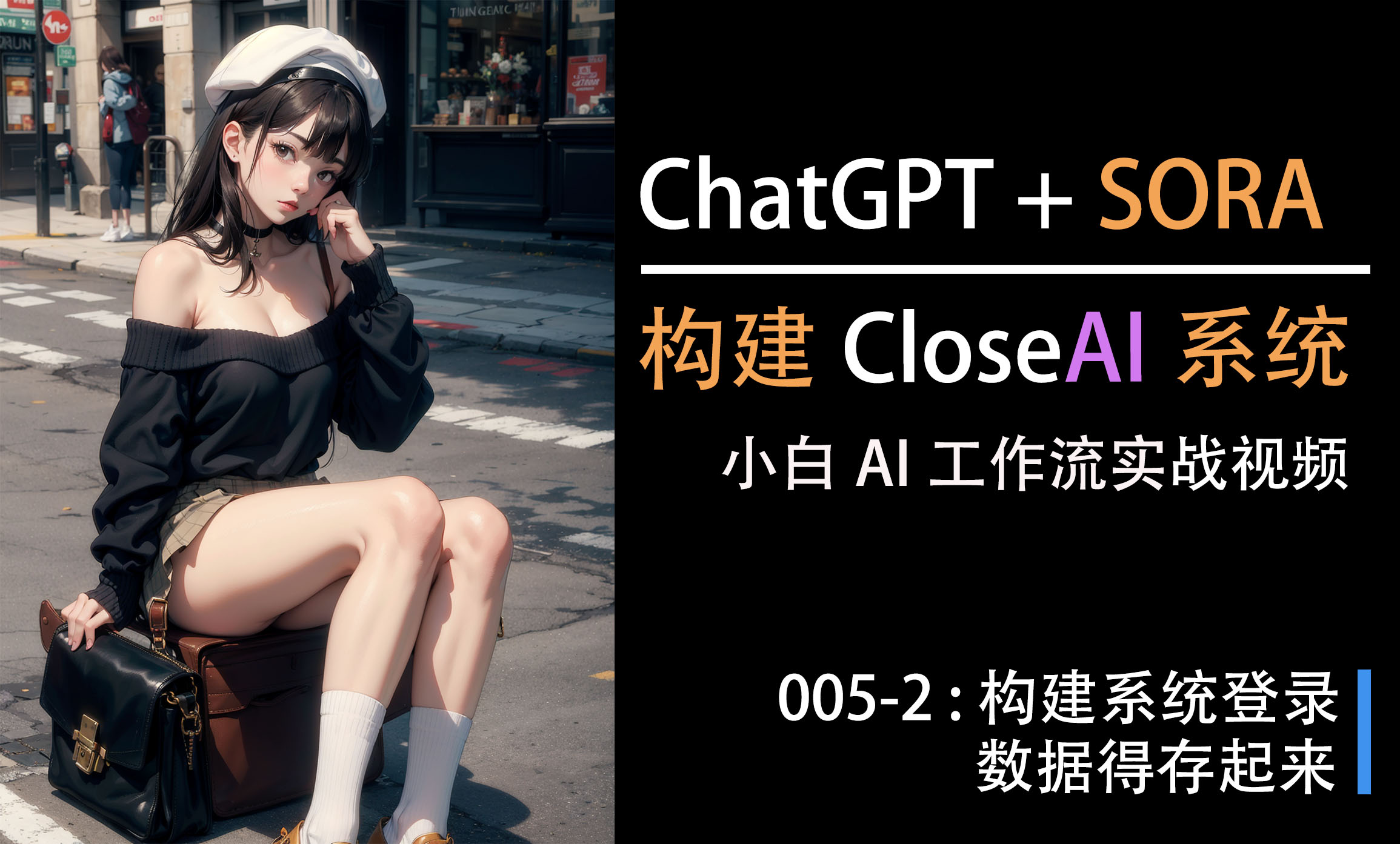 ChatGPT + SORA = CloseAI [005.2] Login之数据要存上